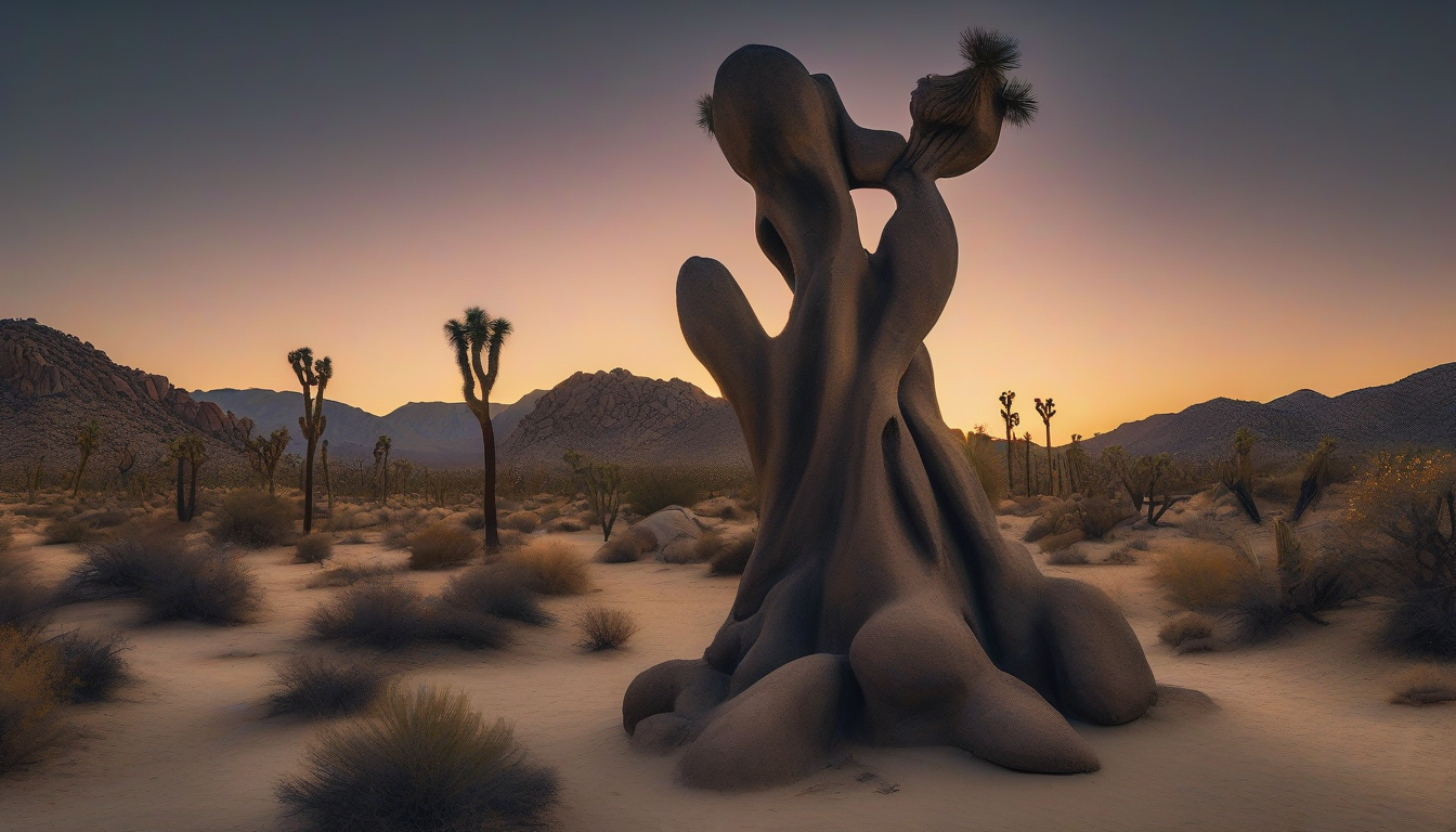 Mysterious Desert Statue Sparks Buzz for The Game Awards