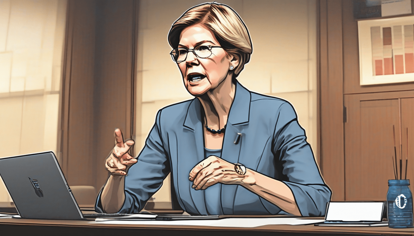Elizabeth Warren Presses DOJ, Treasury on DeFi Exchanges Probe