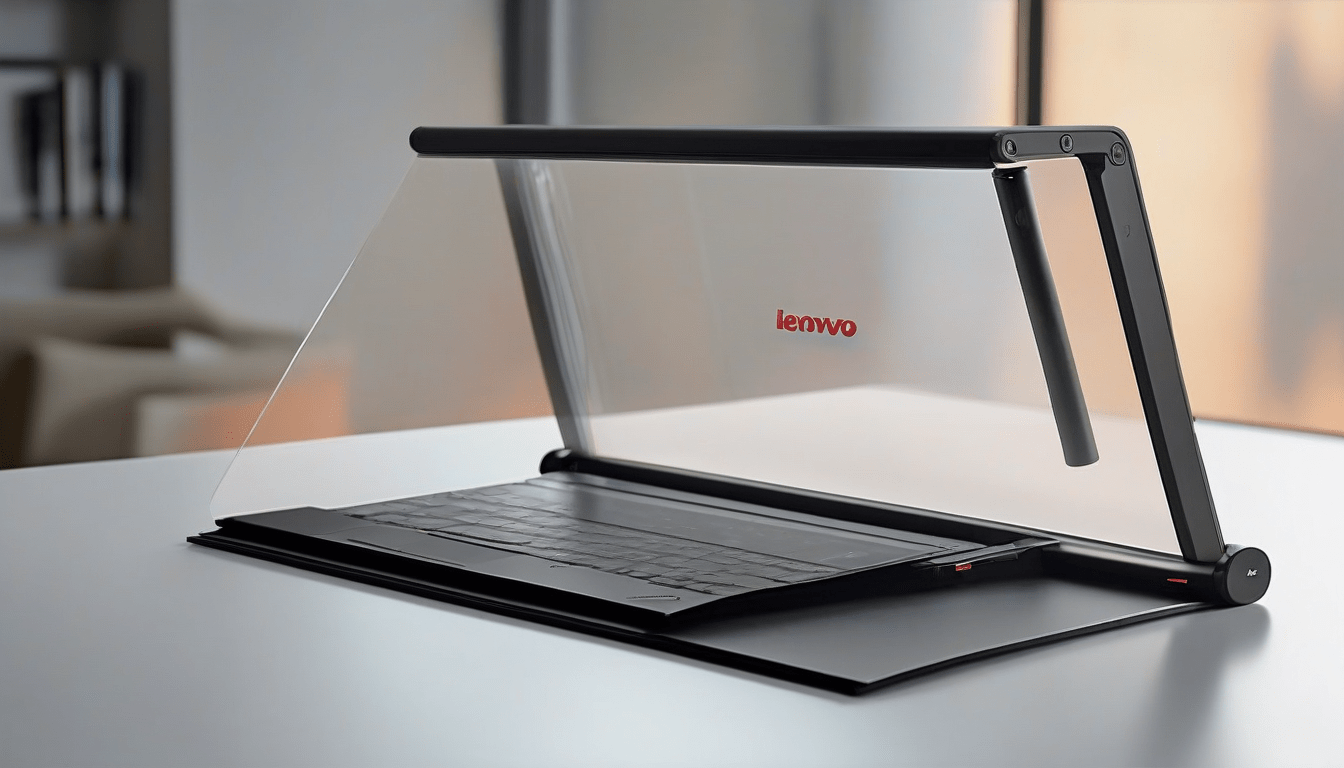 Lenovo’s Futuristic Laptop with Hidden Display