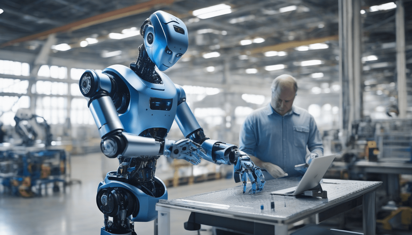 Humanoid Robots Enter Workplaces: AI and Cloud Collaboration