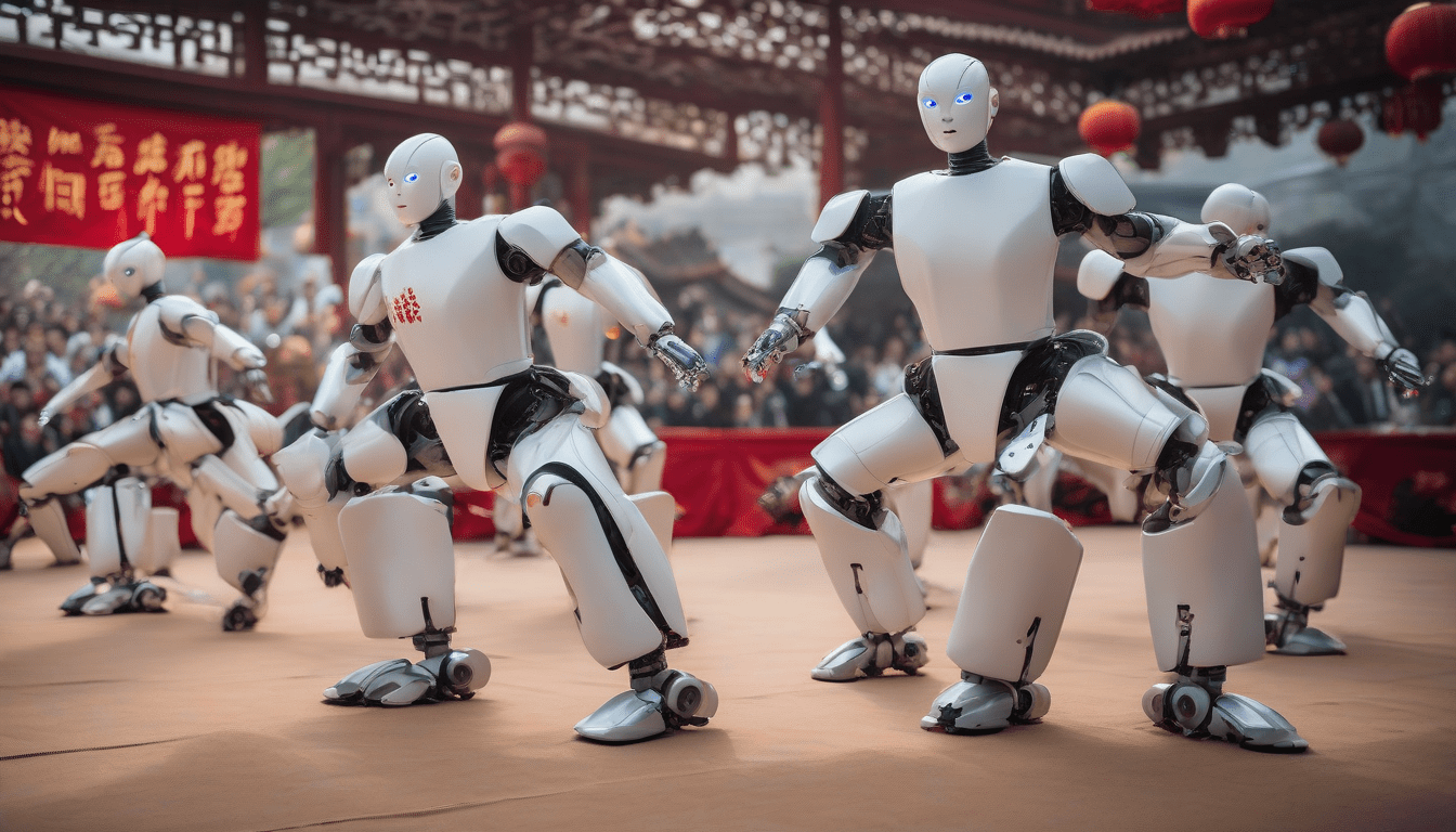 Unitree G1 Robot Dazzles with Kung Fu at Chinese New Year