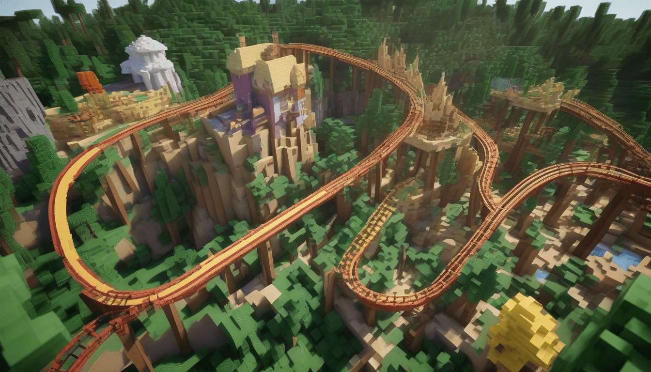 Minecraft World Theme Park & Roller Coaster Coming in 2027