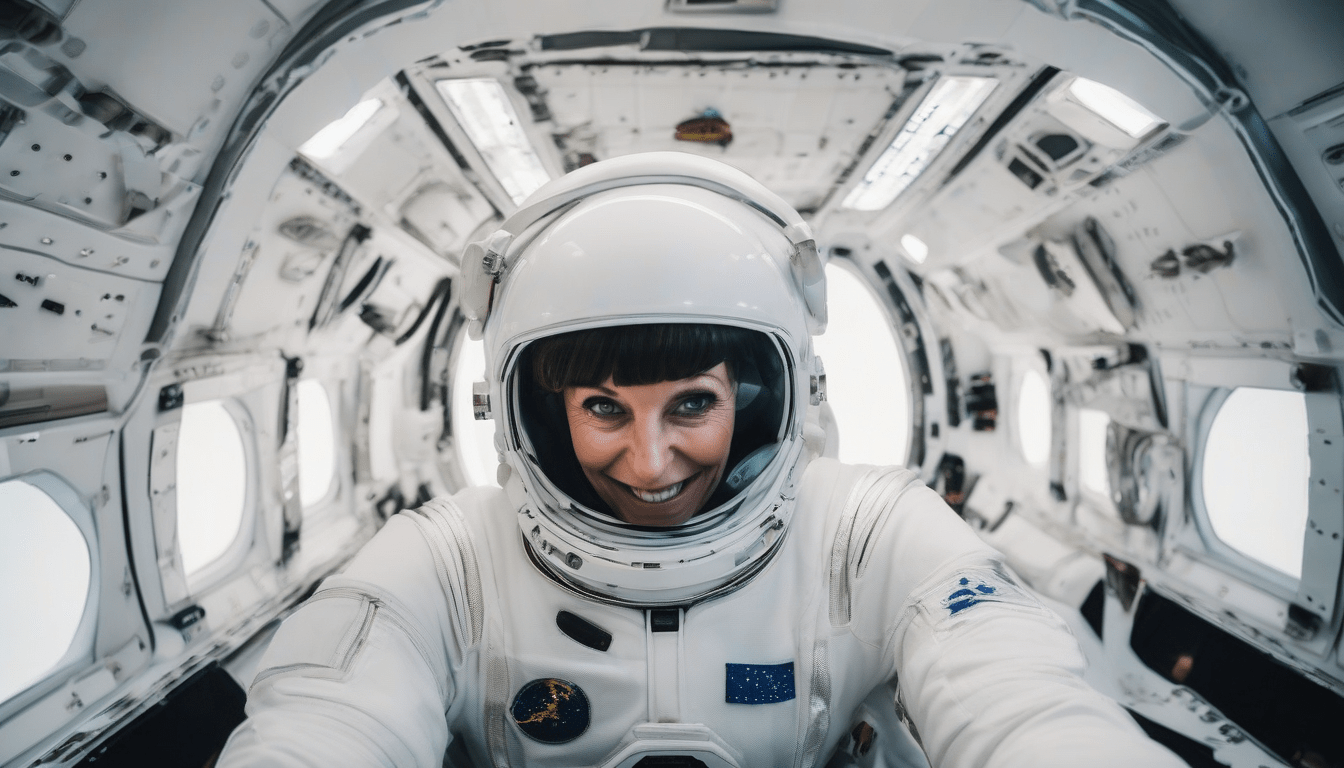 Astronaut Plays D&D in Space with Zero-G D20 Roll