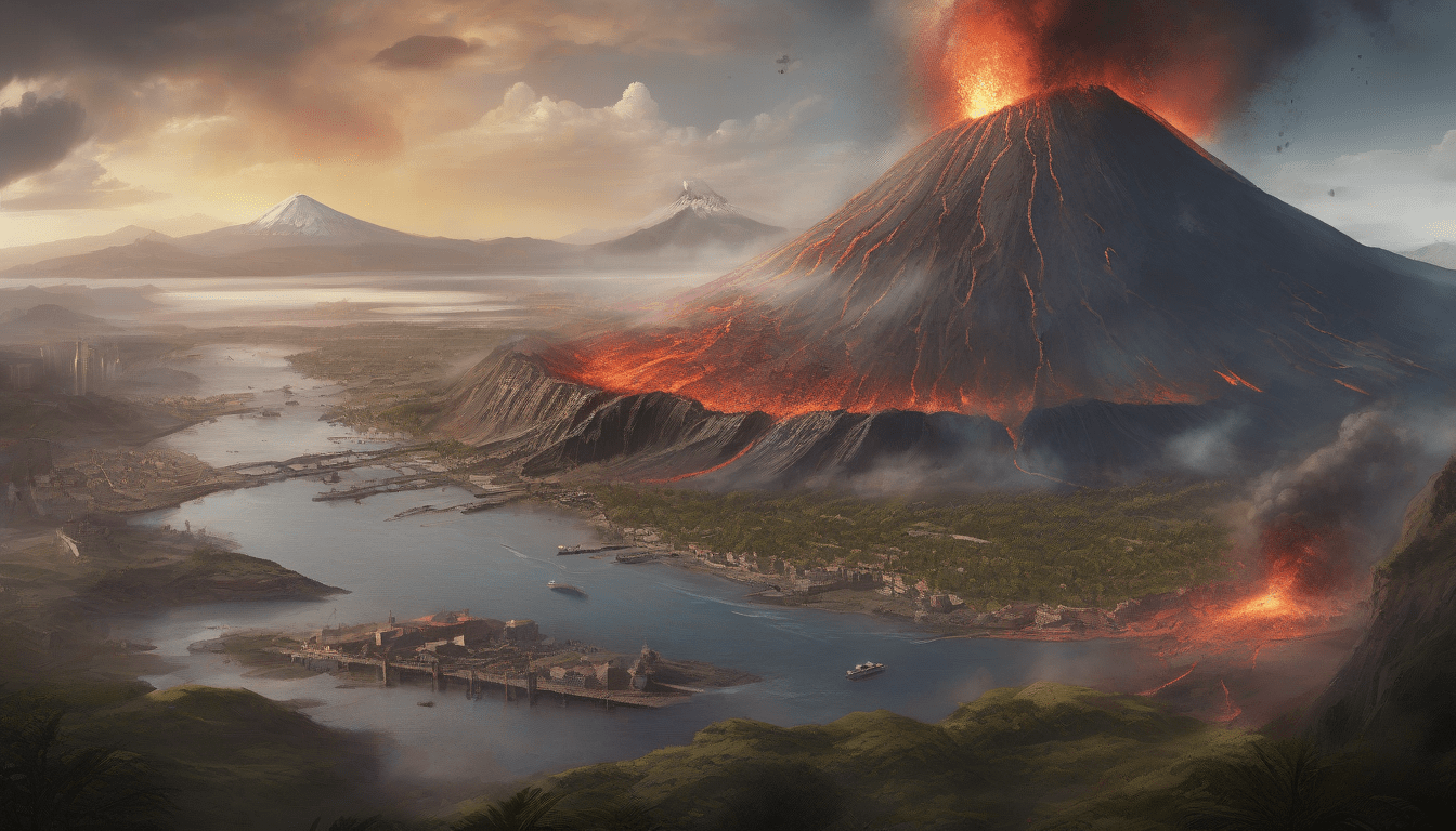 Anno 117 DLC Adds Volcanic Island: Prophecies of Ash Launch